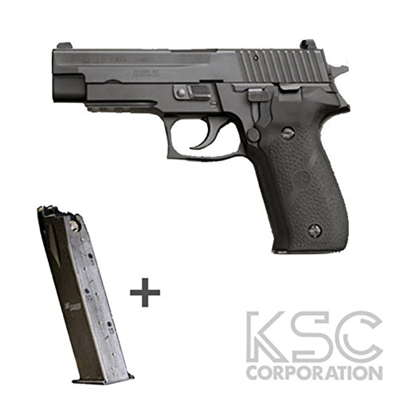 KSC set of SIG P226R System 7 HW GBB Airsoft Gun (+Magazine