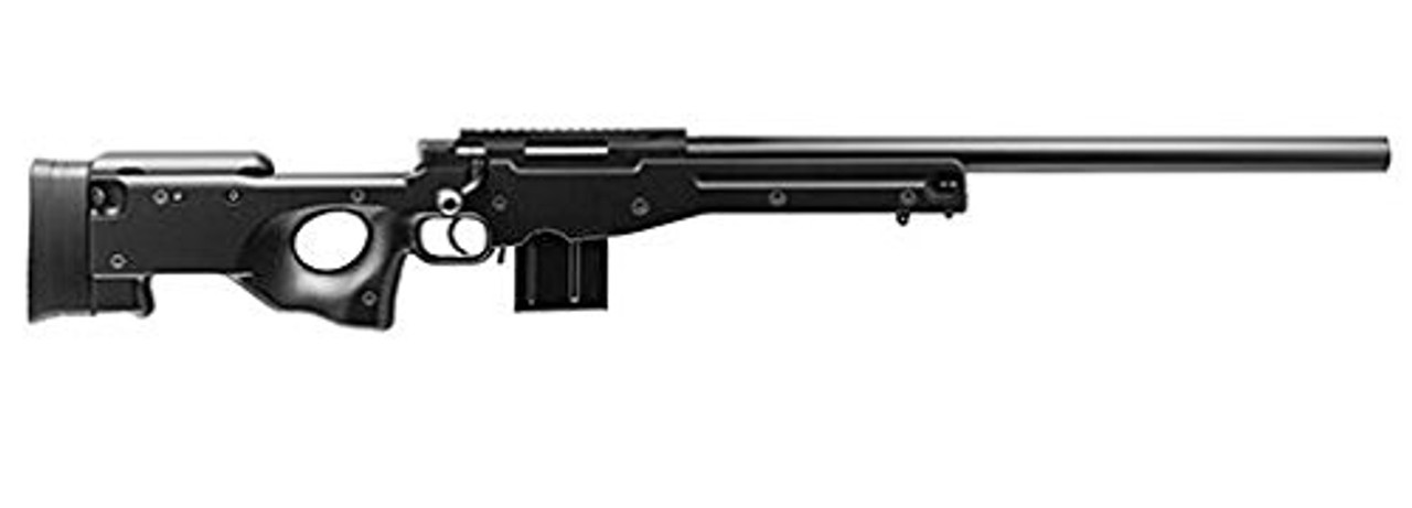 Muzzle right of Tokyo Marui L96 AWS Black bolt action Airsoft Rifle gun