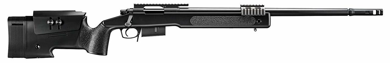 Muzzle right of Tokyo Marui M40A5 bolt action black Airsoft rifle gun 