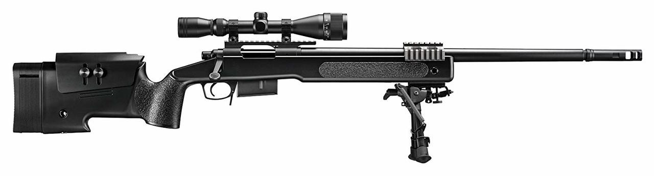 Right side of Tokyo Marui M40A5 O.D. color stock bolt action airsoft rifle gun 