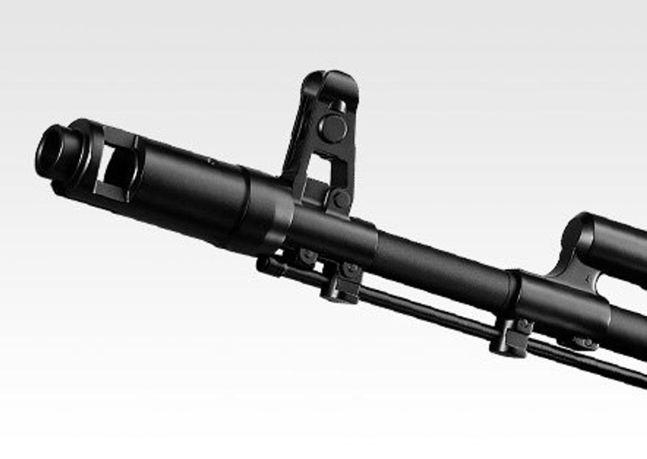 Muzzle of Tokyo Marui AK74MN next generation Airsoft electric rifle gun
