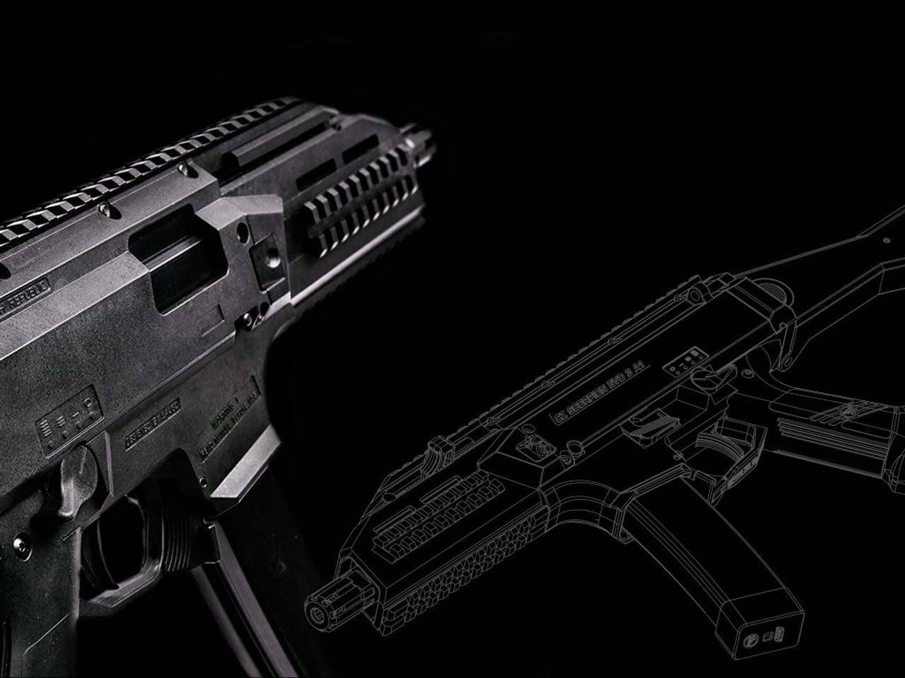 ASG CZ EVO SCORPION Airsoft electric rifle gun - Airsoft Shop Japan