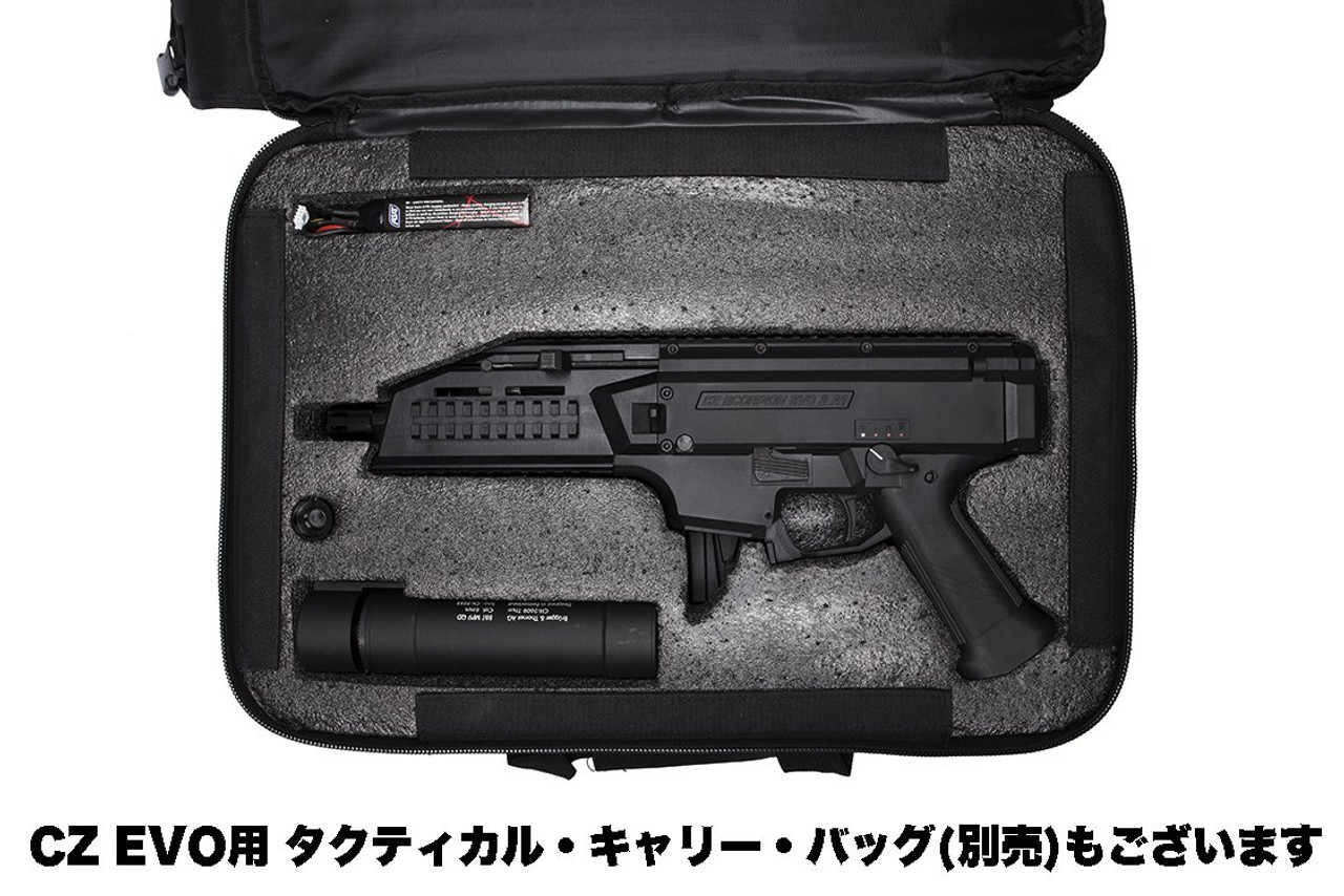 In the case of ASG CZ EVO SCORPION electric rifle gun