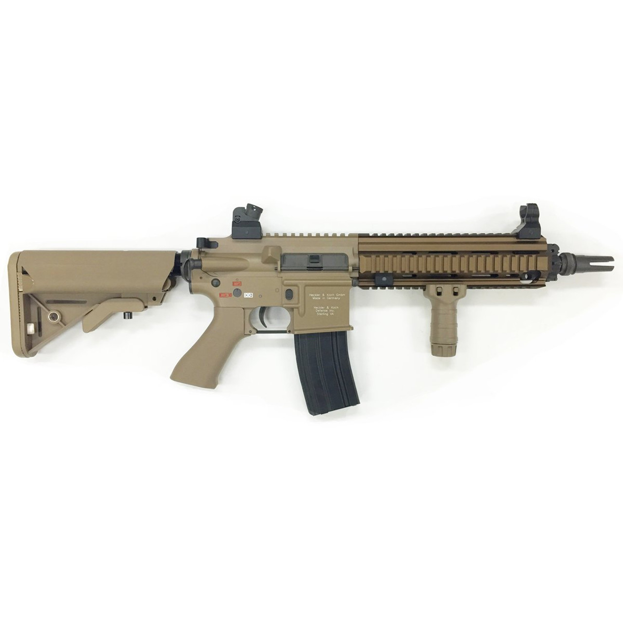 Bolt AirSoft HK416D Devgru B.R.S.S. TAN color Recoil Shock Airsoft