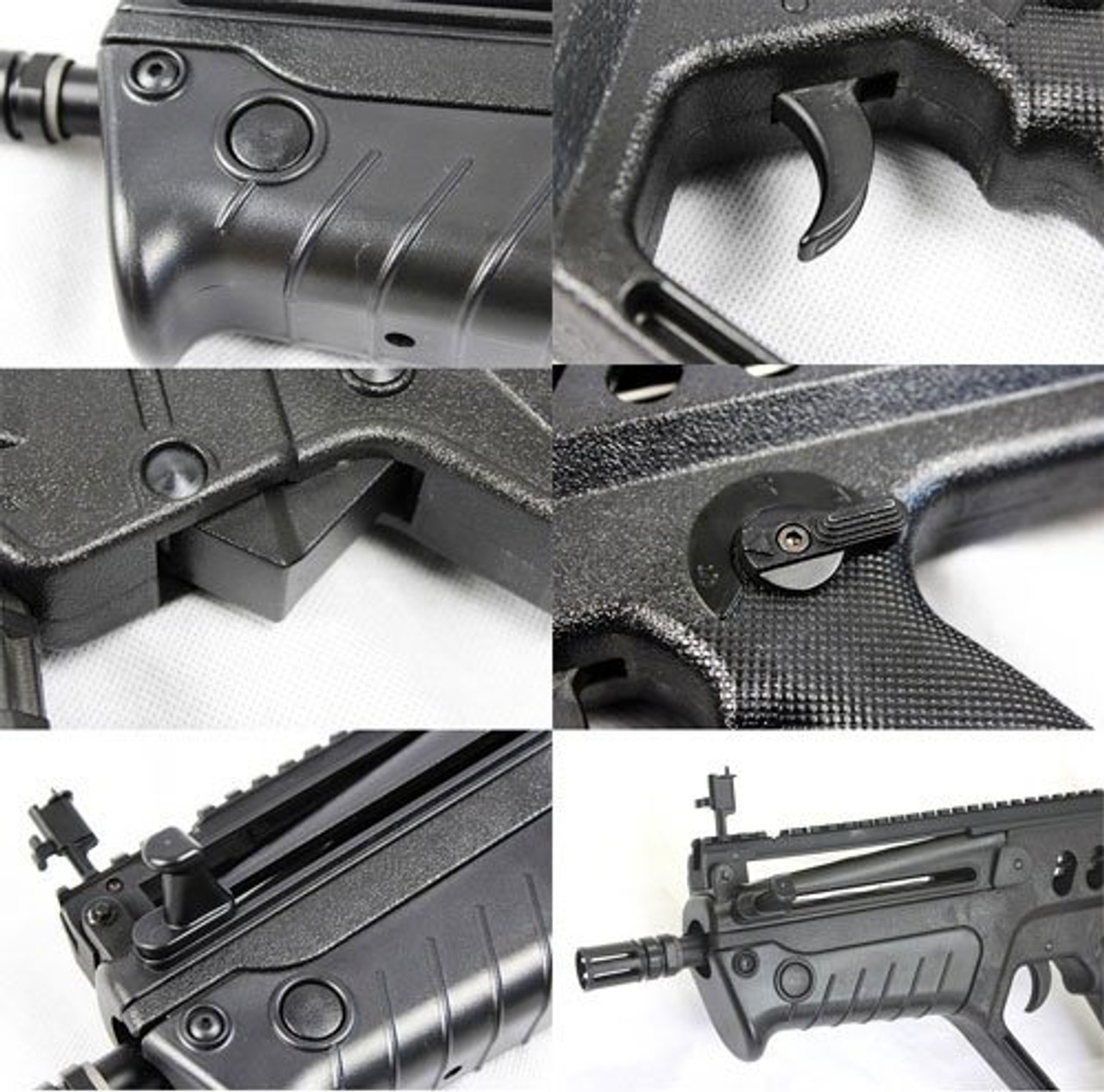 Various parts of S&T Tavor Flat Top Sportline Airsoft electric AEG rifle gun