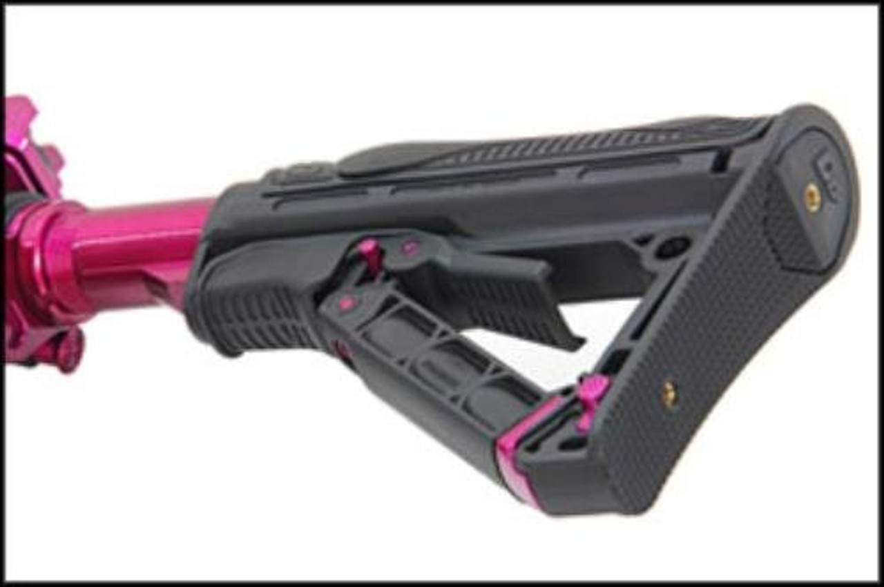 Stock of G&G ARMAMENT GR4 G26 Black / Pink Airsoft Electric rifle gun