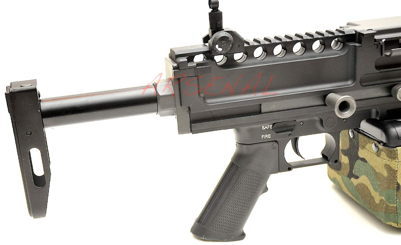 Stock of Classic Army KAC Knight's Stoner LMG Full Metal Airsoft electric rifle gun