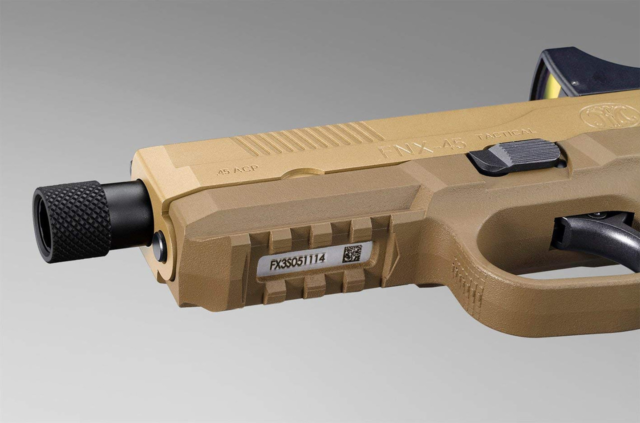 Muzzle of Tokyo Marui No.91 FNX-45 Tactical GBB Airsoft Gun