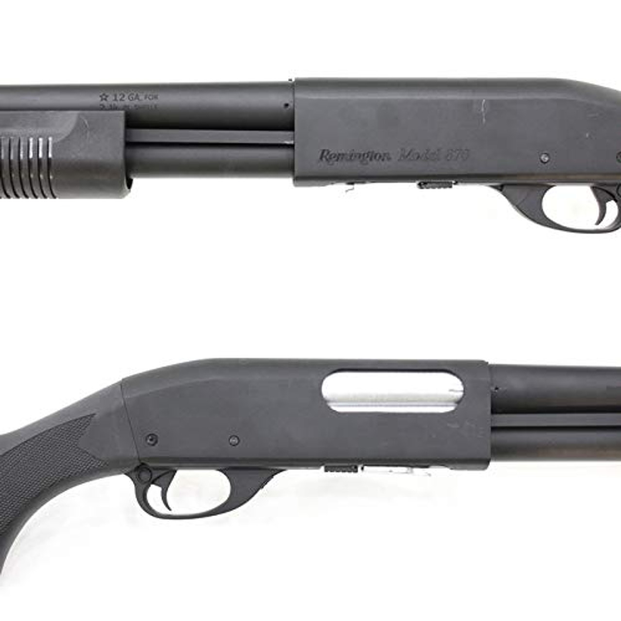 S&T M870 Medium (Remington Stamp) BK Airsoft Shotgun - Airsoft