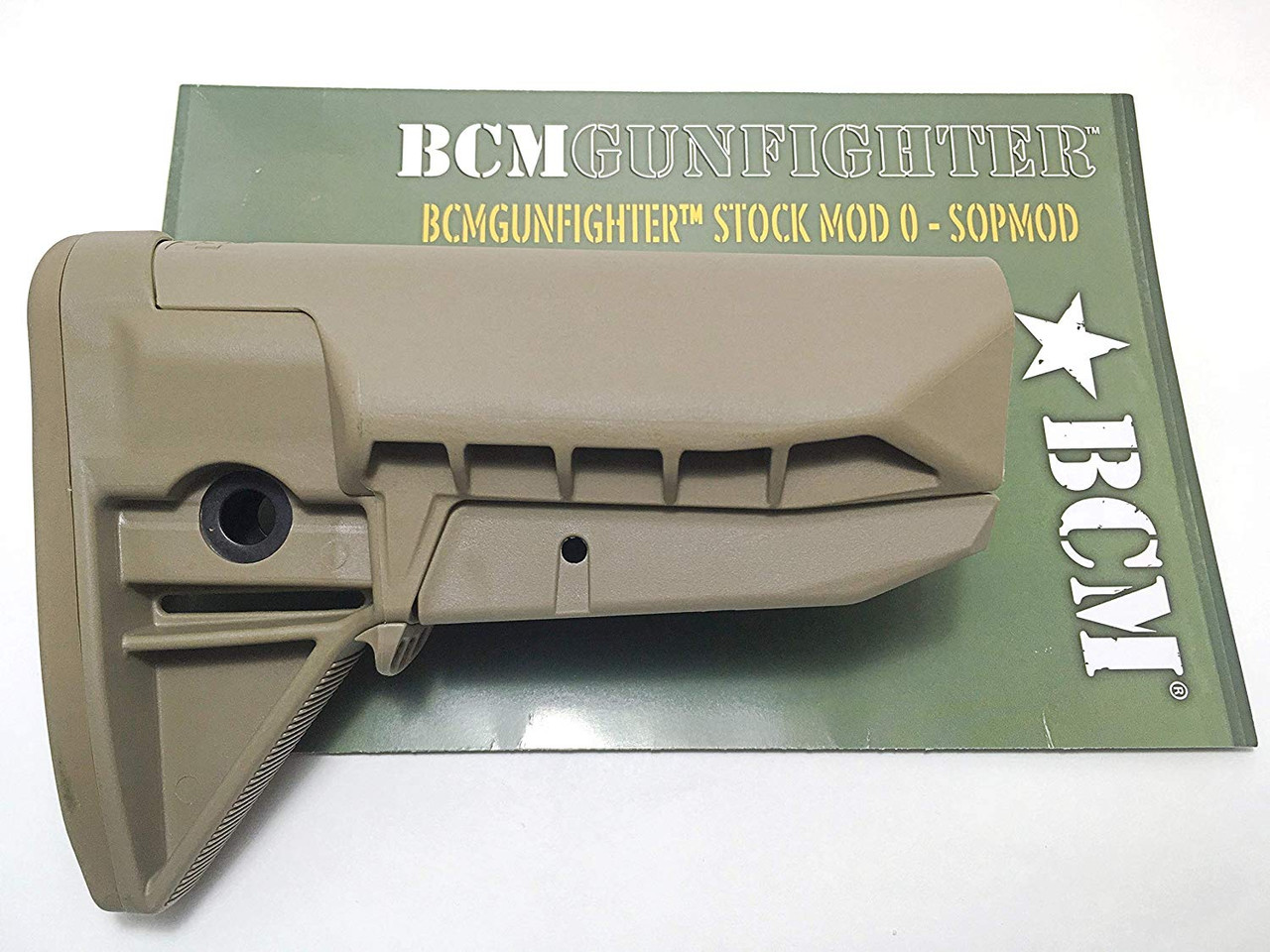 BCM Gunfighter Stock MOD 0-SOPMOD Mil-Spec FDE - Airsoft Shop Japan