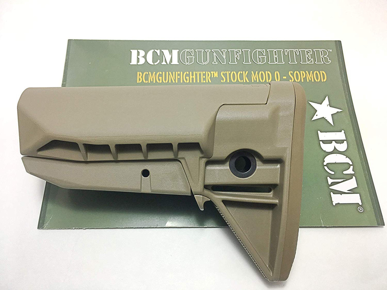 BCM Gunfighter Stock MOD 0-SOPMOD Mil-Spec FDE - Airsoft Shop Japan