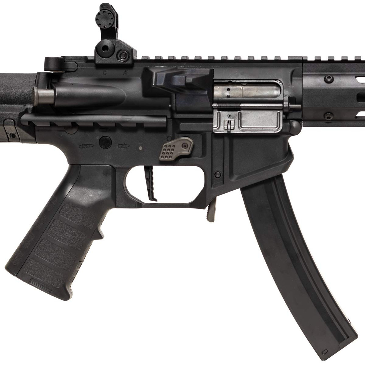 Right side of King Arms PDW 9mm SBR M-LOK M4 Airsoft Electric Rifle gun