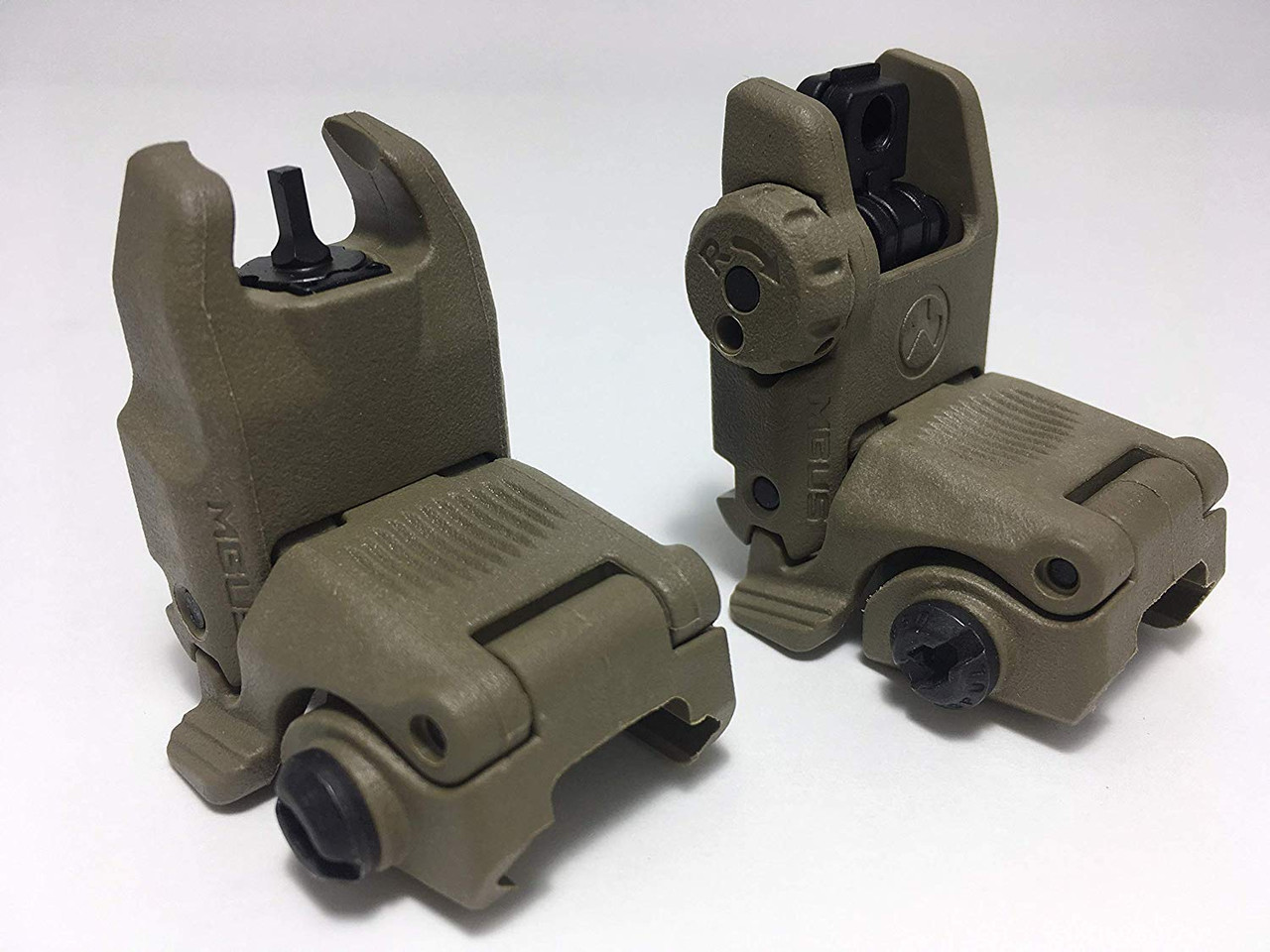 MAGPUL MBUS Gen 2 Front & Rear Flip Up Sight FDE