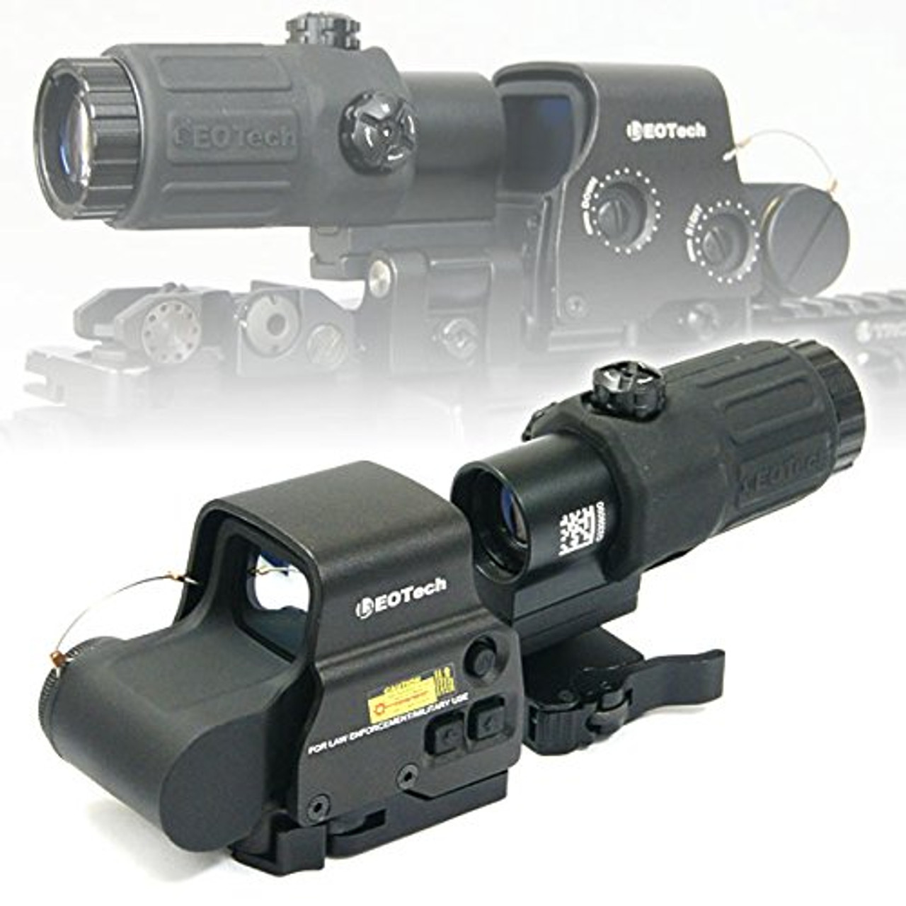 NB EOTech set of EXPS32 replica QD mount model black & GEN3 G33 booster replica Airsoft Shop