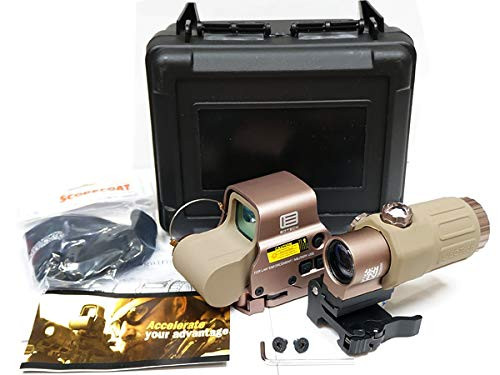 EOTech replica set of EXPS3 holosight TAN & GEN3 G33 booster with