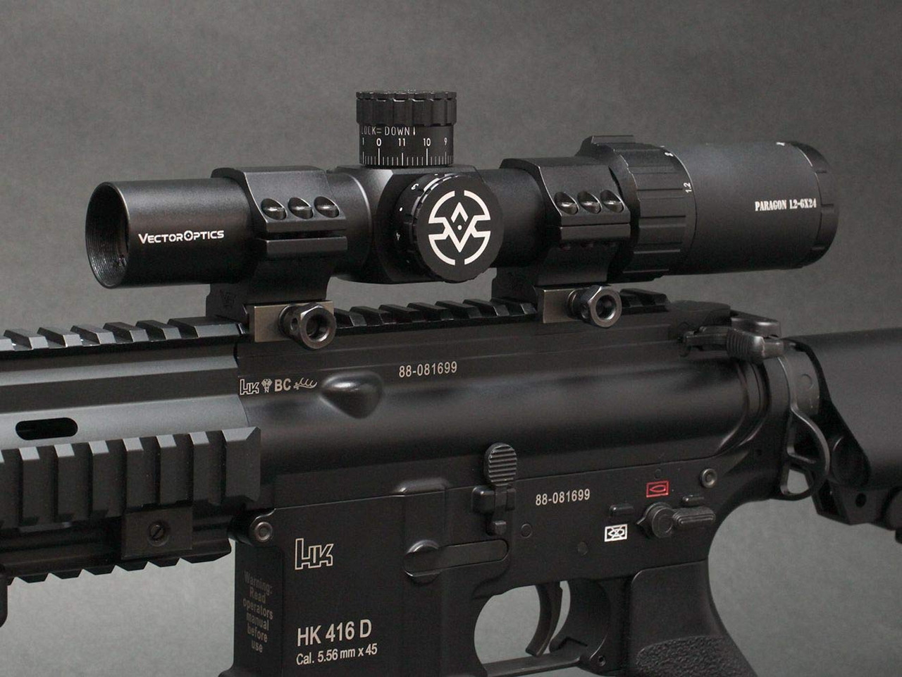 VECTOR OPTICS Paragon 1.2-6x24 CQB illuminated scope