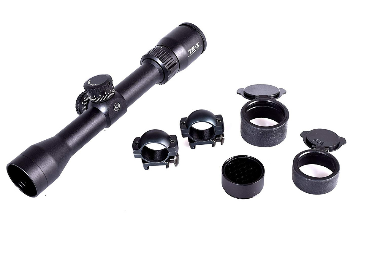 Sightron Rifle Scope TR-X 1.75-4X32 CQB MD Mount Ring Set 