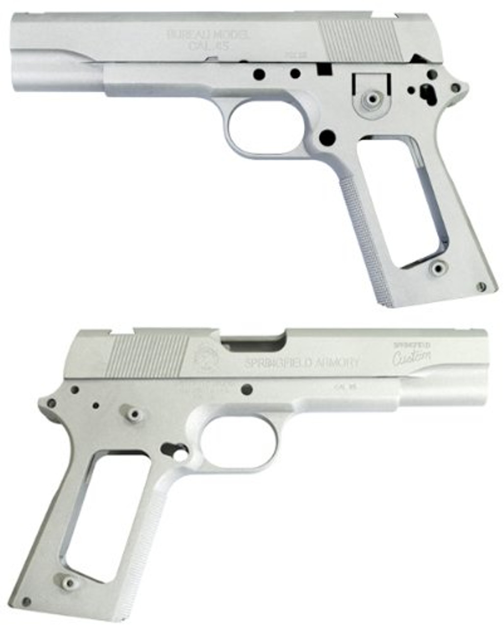 GUARDER Aluminum Slide & Frame Kit with Spring Field Stamp for Marui MEU.45