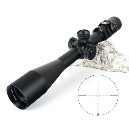 ohhunt CL 5-20X50 FFP first focal plane hunting riflescope side parallax glass etched reticle lock reset range and bubble level