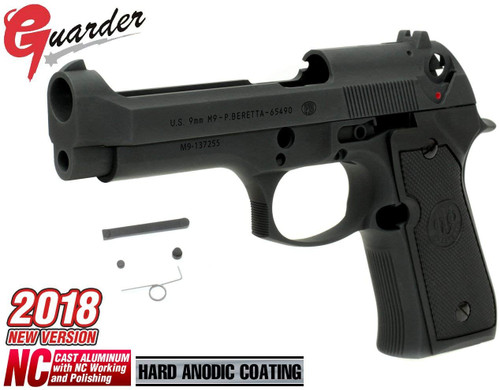 GUARDER M9 (PB) Aluminum Slide & Frame Black  *Pistol is not included