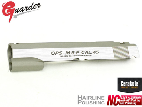 GUARDER Hi-CAPA 5.1 NC aluminum slide MARUI OPS (Dual Silver Ver)