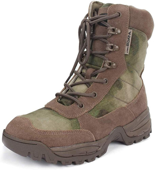 MIL-TEC Tactical boots with side zipper FG Camo US8/ 26cm