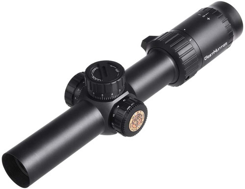 WestHunter Optics HD 1-6X24 IR Hunting Rifle Scope, 30mm Red-Green