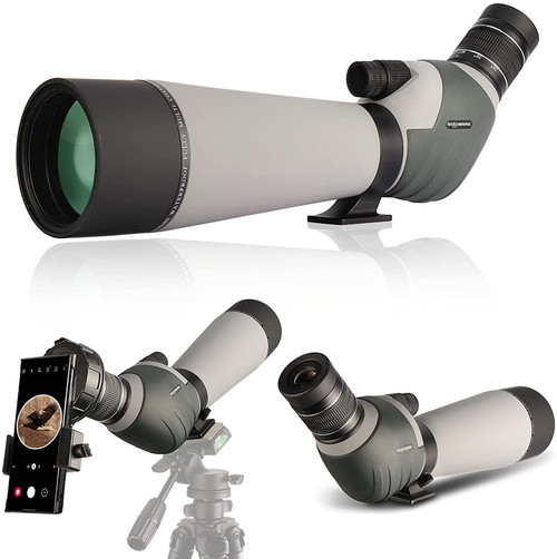 SOLOMARK 20-60X80 Fieldscope Dual-Focus Telescope Single-Focus Telescope High Magnification Smart Phone Telephoto Lens Spotting Scope