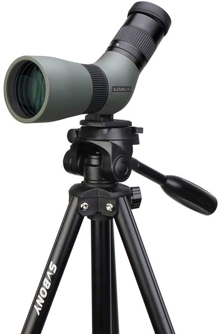 SVBONY SV410 Fieldscope Telescope High Magnification 9-27x56mm ED Lens FMC IPX5 Waterproof Compact with Tripo