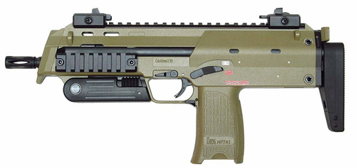 Muzzle left of KSC MP7 A1 - II Tan Color Gas blow back Airsoft gun