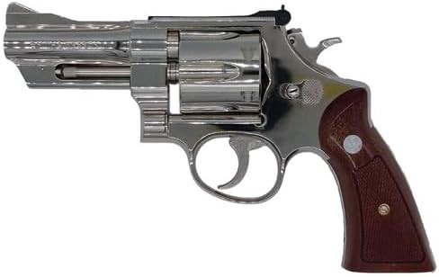 Tanaka Works S&W M27 The .357 Magnum Nickel Finish 4-inch Firing