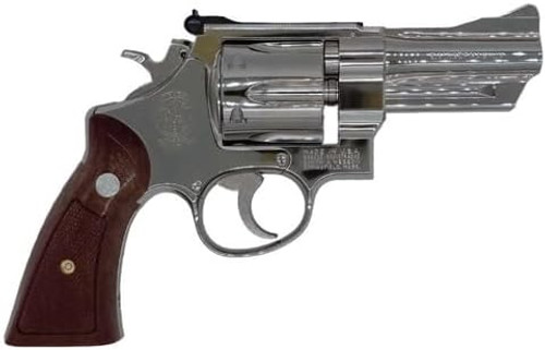 Tanaka Works S&W M27 The .357 Magnum Nickel Finish 3-1/2-inch Firing Model Gun 