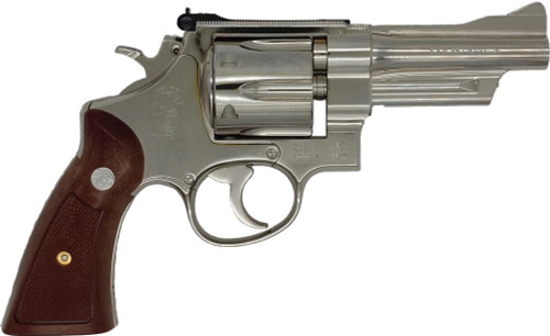 Tanaka S&W M27 The .357 Magnum 4-inch Nickel Finish Model Gun (Completed Product) 