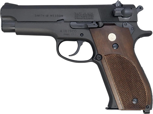 Marushin K.K. M39 Black Heavyweight Model Gun Wood-Grain Plastic Grips X-PFC Cartridge Exclusive Fully Assembled, Firing Type 052602