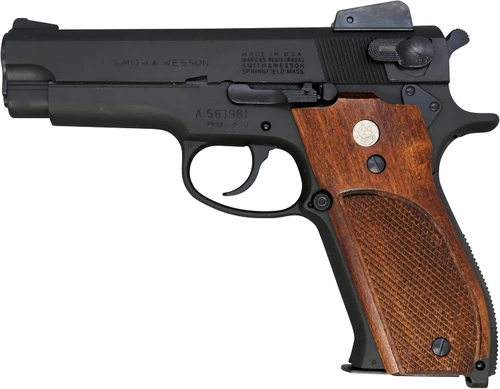 Marushin K.K. M439 Black Heavyweight Model Gun (Firing Type) with Wooden Grips (Item No. 052621) 