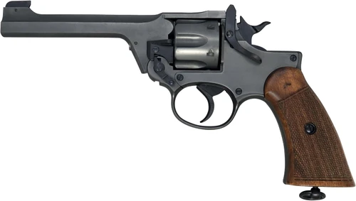Marushin Industry Enfield No. 2 Mk I, "Excellent Heavy Weight" version with wooden grips Completed model gun / Firing-capable type (092610)