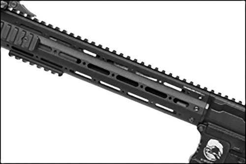 Muzzle of G&G ARMAMENT PDW 15-AR black Airsoft electric rifle gun 