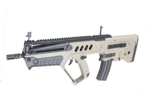 Muzzle left of S&T Tavor Flat Top Sportline Airsoft electric AEG rifle gun