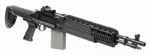 Muzzle right of G&G ARMAMENT GR14 EBR Short black Airsoft electric rifle gun