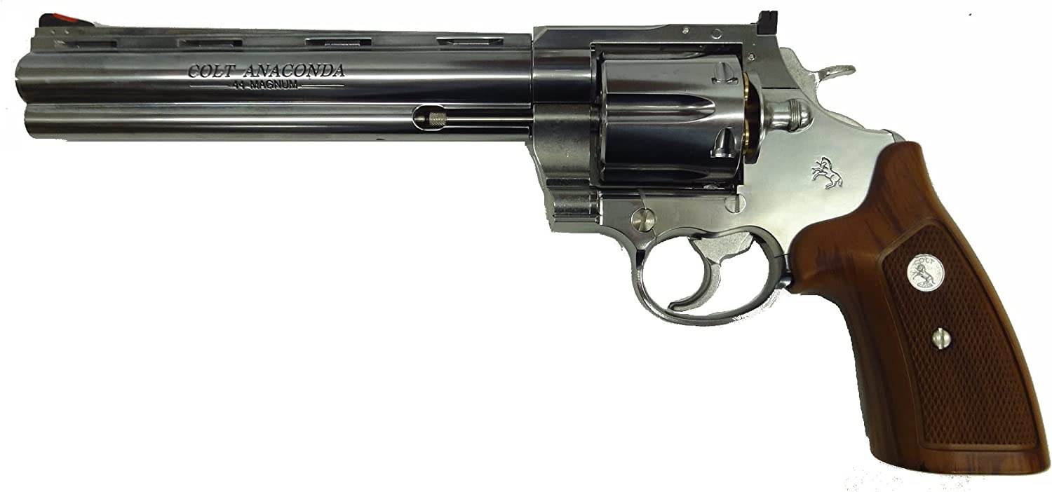 Marushin Colt Anaconda 8 inch silver Gas revolver from Airsoft 