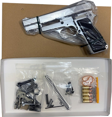 Marushin High Power Canadian Silver ABS Model Gun Assembly Kit