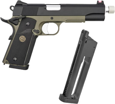 Carbon8 M45MCO Co2 Gas Blowback Airsoft Handgun with 2