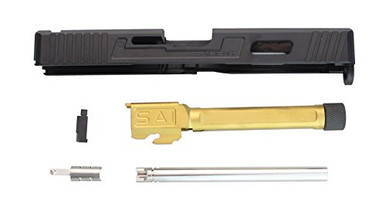 Guns Modify set of SAI Type CNC Aluminum Slide + 4 Fluted Nitride
