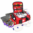 Lightning X Large First Responder EMT Bag w/ Advanced Fill Kit - red