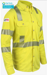 Lakeland High Performance Flame Resistant Knit High Visibility Button-Up Shirt