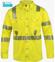 Lakeland High Performance Flame Resistant Knit High Visibility Button-Up Shirt