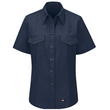 Workrite Women's Classic Short Sleeve Firefighter Shirt - Navy 