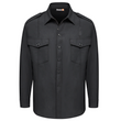 Workrite Men's Classic Long Sleeve Fire Chief Shirt - Black