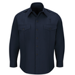Workrite Men's Classic Long Sleeve Fire Chief Shirt - Midnight Navy