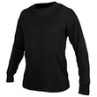 Majestic Fitted Fit Long Sleeve, Crew Neck - INT C6 BLACK SILK WEIGHT